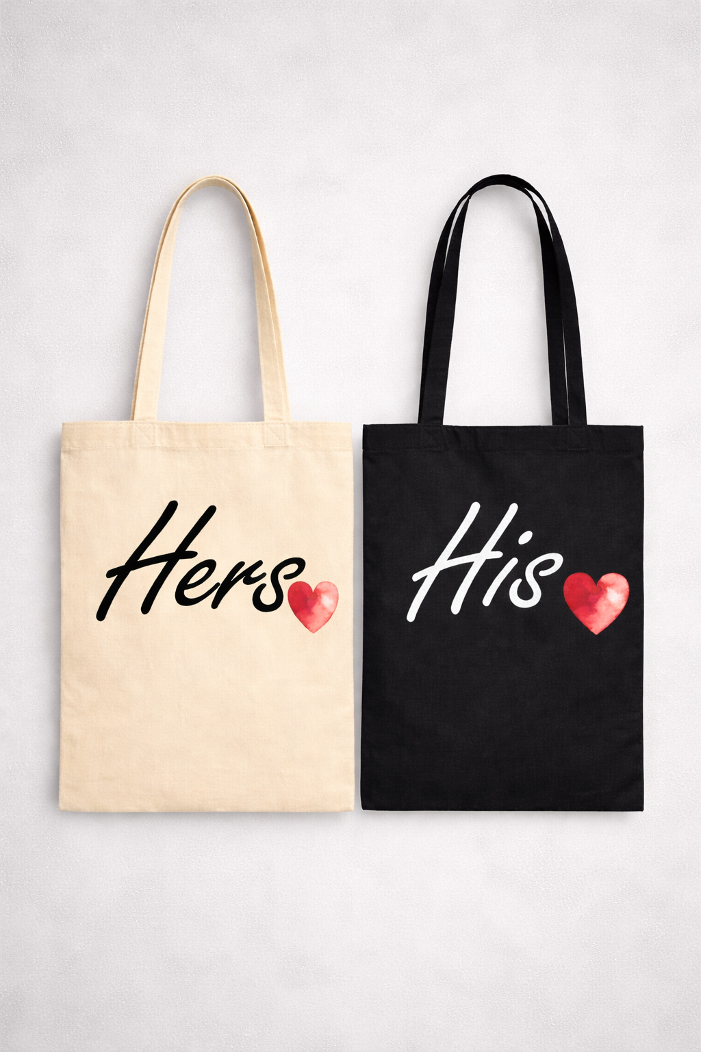 Personalisierte Partner-Tasche „His & Hers“ – mit Wunschdesign