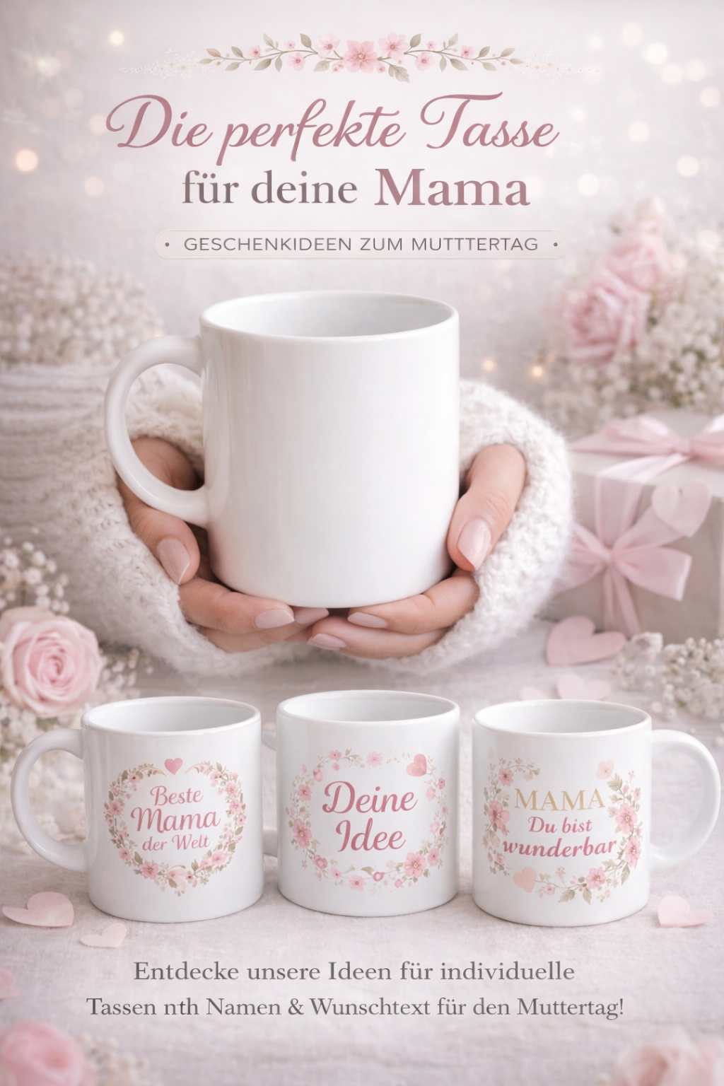 Personalisierte Tassen für Mama – Deine Idee wird Realität