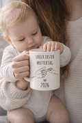 Personalisierte Tasse „Unser erster Muttertag 2026“